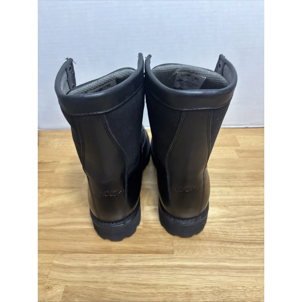 Rocky Portland Lace-to-Toe Waterproof Public Service Boots size 10.5 W #2080 8”